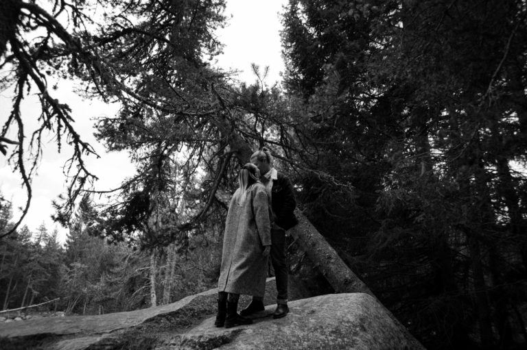 Heather & Arnaud | Séance engagement Cerdagne Capcir